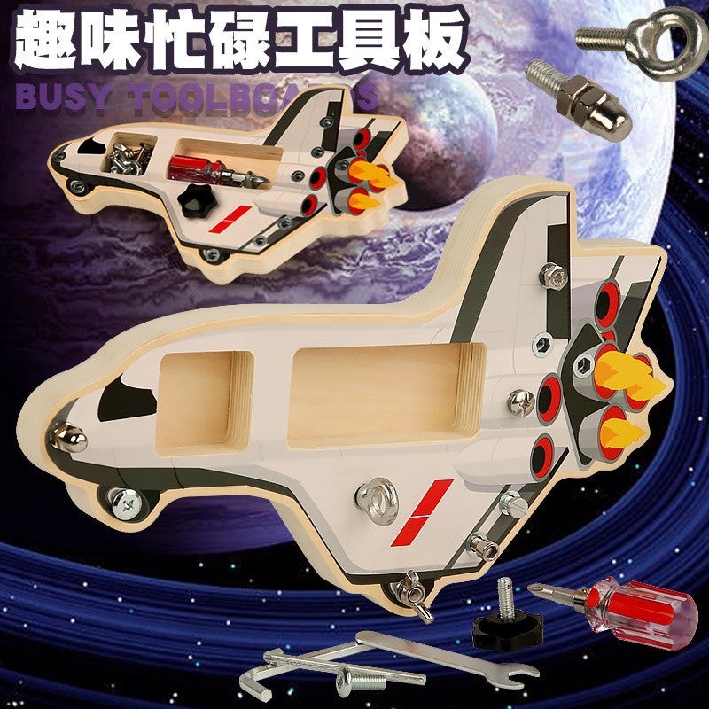 Popular Busy Board Learning Life Knowledge Diy Sensory Early Education Wooden Kidsren'S Educational Toys For 3 To 6 Years Old - Image 1